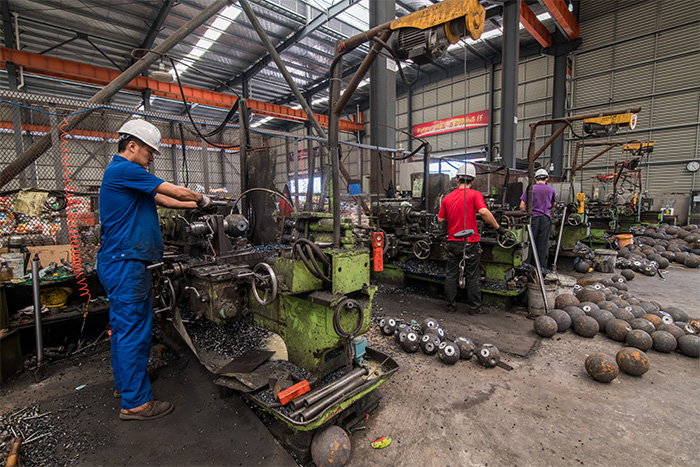 萧县网架配件车间